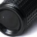 Depression Glass Waffle Pattern Black Amethyst Glass Vase