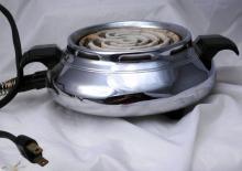 CORY Chrome Hot Plate , Electric Burner with 2 settings