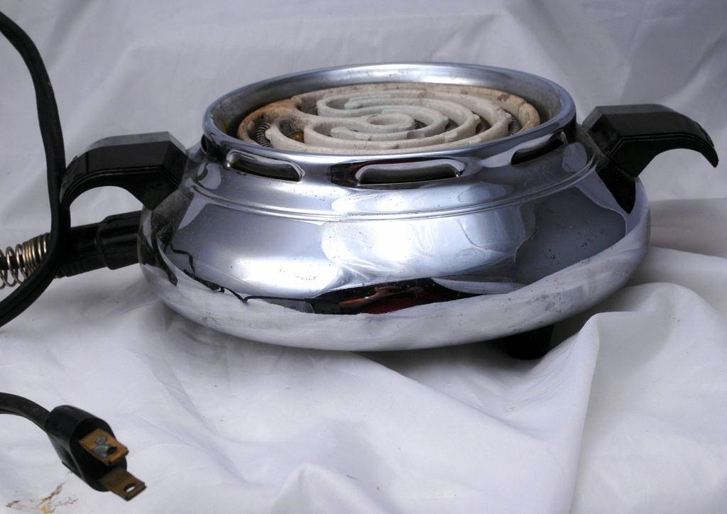 CORY Chrome Hot Plate , Electric Burner with 2 settings
