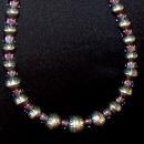 Hopi Indian Heavy Sterling Beads and Amethyst Choker Necklace Native American
