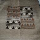 Ethnic Hand Woven Wool Rug, Large Pillow case
