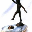 Wah Ming Chang Bronze Sculpture, Girl,