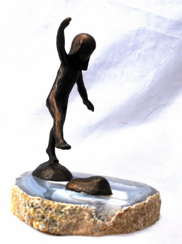 Wah Ming Chang Bronze Sculpture, Girl,