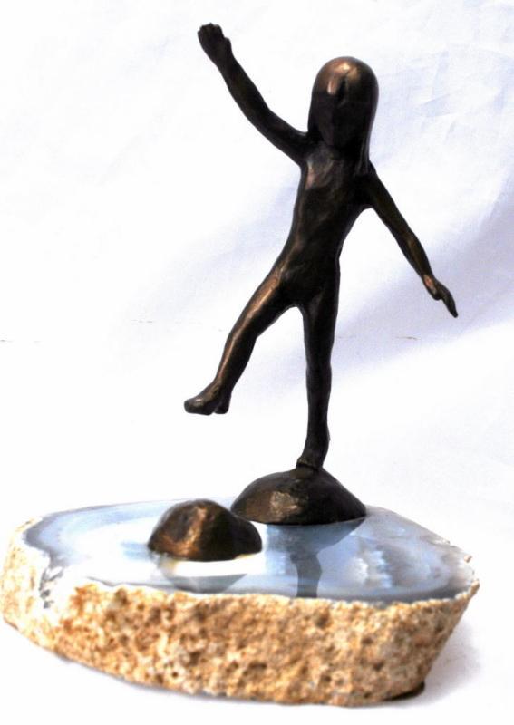 Wah Ming Chang Bronze Sculpture, Girl,