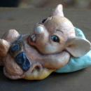 Moorcraft Tinker Ware Freddie Ceramic Mouse Figure, England