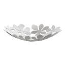 Stainless Steel Chestnut Leaves Basket Bowl, Designer Monika Mulder