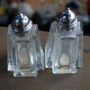 PRINCESS HOUSE Fine Hand Cut Crystal Salt & Pepper Shakers/Rare Shape! Crisa of Monterray Mexico