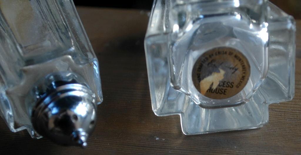 PRINCESS HOUSE Fine Hand Cut Crystal Salt & Pepper Shakers/Rare Shape! Crisa of Monterray Mexico