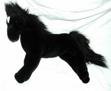 Douglas Cuddle Toy Black Stallion Horse Plush 19