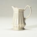 Thatcham Creamware Ribbed Creamer, Ivory Color Free Shipping