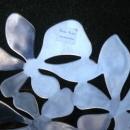 Stainless Steel Chestnut Leaves Basket Bowl, Designer Monika Mulder