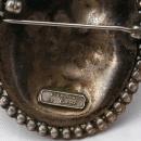CINI STERLING BROOCH, JESUS, MARY AND ANGEL