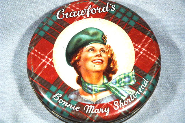Old Crawford's Bonnie Mary Shortbread round Tin