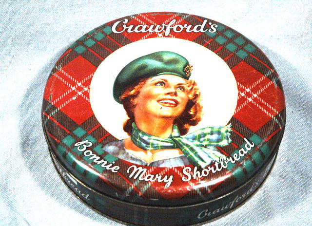Old Crawford's Bonnie Mary Shortbread round Tin