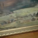 Paul Lauritz Fine Art Landscape Painting in Gilt Wood Frame