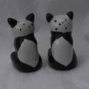 Old Panda Bear Salt Pepper Shakers, Japan , Hand painted FREE SHIPPING