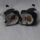 Old Panda Bear Salt Pepper Shakers, Japan , Hand painted FREE SHIPPING