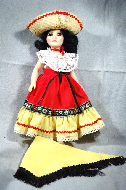 Effanbee Festive Mexican Doll in full costume