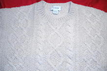 J. Crew Beige Wool Irish Fisherman's Sweater