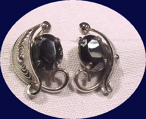 Sorrento Sterling & Hematite Earrings *