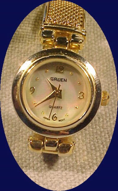 Gruen Mother of Pearl Lady's Watch