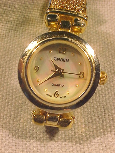 Gruen Mother of Pearl Lady's Watch