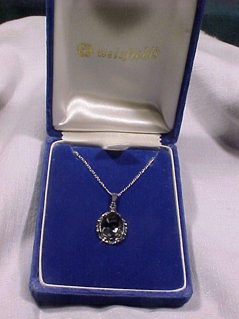 Sorrento Sterling Hematite Pendant Necklace