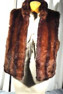 Coaco New York reversable Faux Fur Vest -Medium-