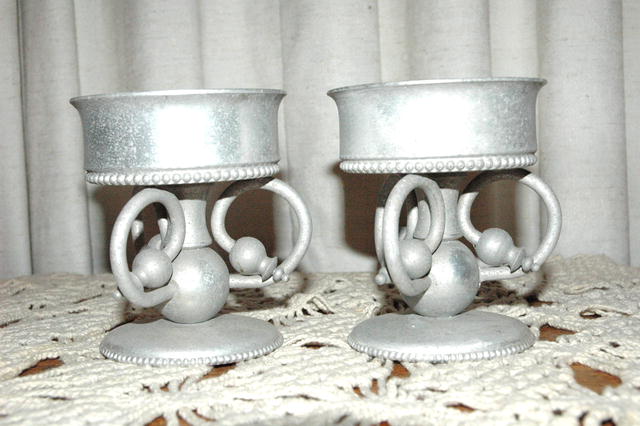 B.W. Buenilum Aluminum Oil Lamp Bases *PRICE REDUCTION!*