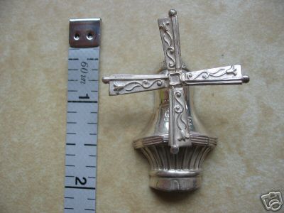 Sterling Silver Movable Windmill Brooch by Lang