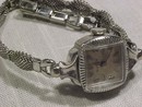 Vintage Bulova Swiss 10K White Gold Watch