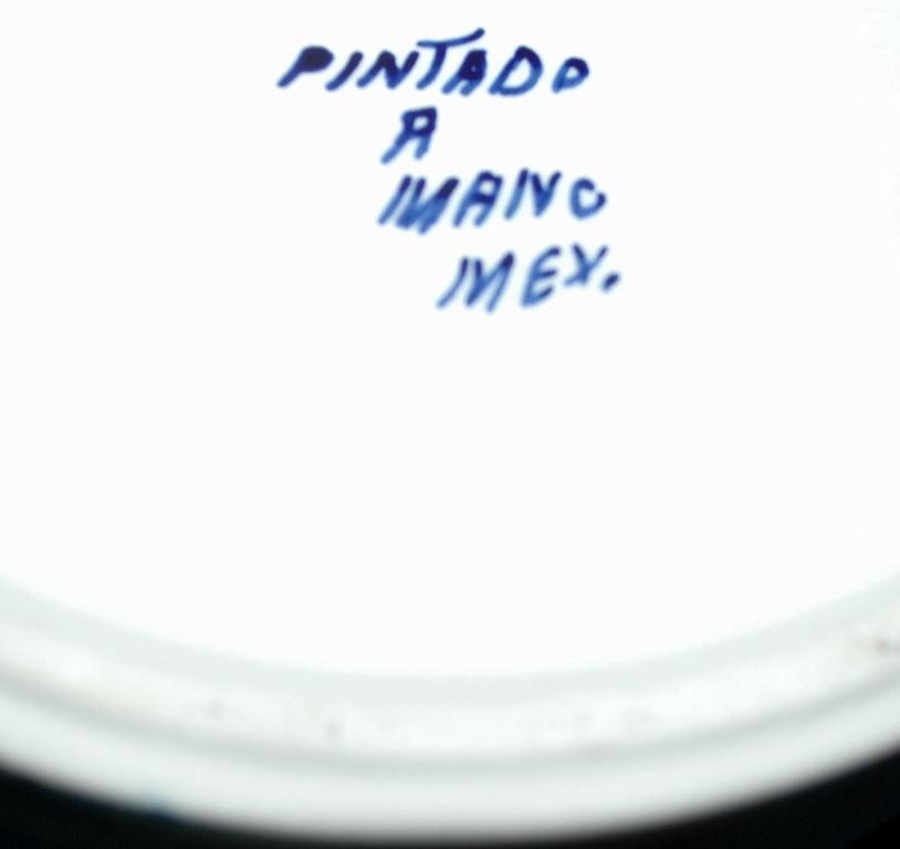 Pintado A Mano Mexico Pottery Tortilla Keeper with Lid