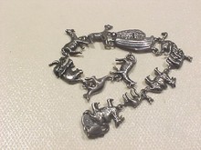 Sterling Silver Noah's Ark Bracelet