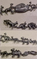Sterling Silver Noah's Ark Bracelet