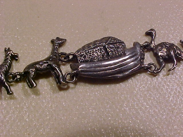 Sterling Silver Noah's Ark Bracelet