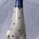 MANUFAKTURA BOLESŁAWIEC, R. ORDA, HAND MADE IN POLAND Tall Porcelain Cat