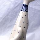 MANUFAKTURA BOLESŁAWIEC, R. ORDA, HAND MADE IN POLAND Tall Porcelain Cat