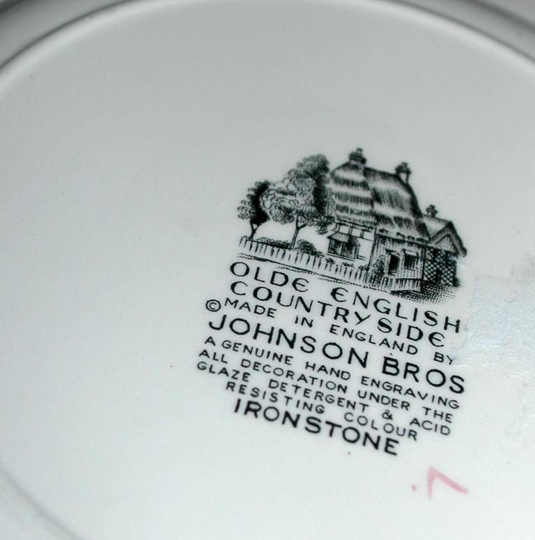 Olde English Countryside Made in England by Johnson Brothers Square Salad Plate FREE SHIPPING