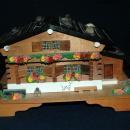 SWISS CHALET MUSICAL JEWELERY BOX Hand made