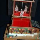 SWISS CHALET MUSICAL JEWELERY BOX Hand made