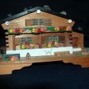 SWISS CHALET MUSICAL JEWELERY BOX Hand made