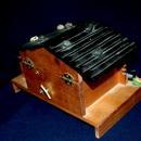 SWISS CHALET MUSICAL JEWELERY BOX Hand made