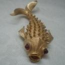 Large Boucher Koi Fish Pin Brooch