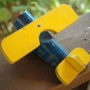 Vintage Wooden Toy Airplane, Carpet Cruiser by Carpenter Toys USA FREE SHIPPING
