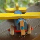 Vintage Wooden Toy Airplane, Carpet Cruiser by Carpenter Toys USA FREE SHIPPING