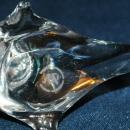 Hand Blown Crystal Glass Seal Paperweight Signed NV Free Shipping