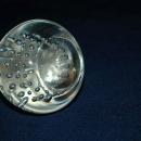 Controlled Bubble Crystal Glass Pear Paperweight