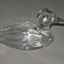 Princess House 24% Lead Crystal Mallard Duck Paperweight FREE SHIPPING
