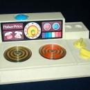 GREAT VINTAGE FISHER PRICE STOVE TOP