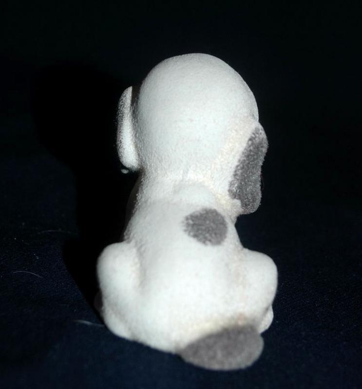 Josef Originals Flocked Fuzzy Puppy with Glass Eyes Free Shipping